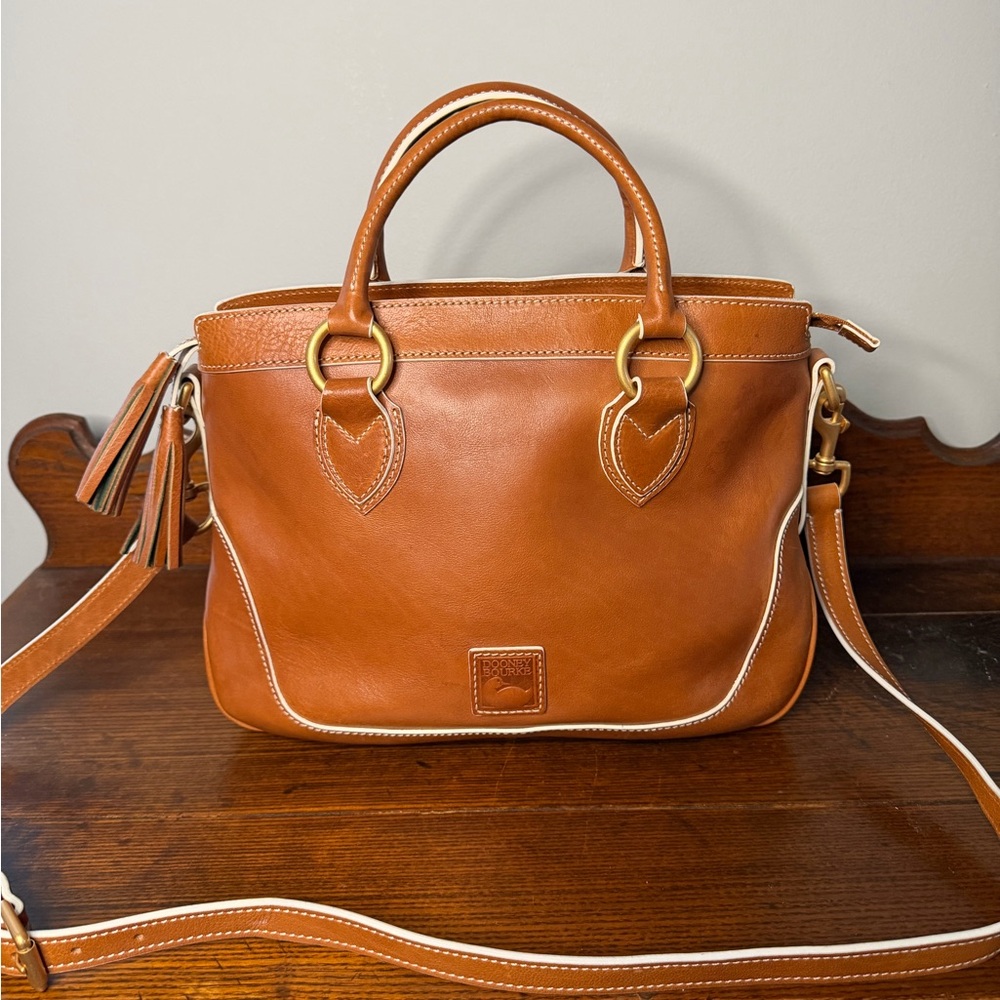 Dooney & Bourke Brown Leather Satchel